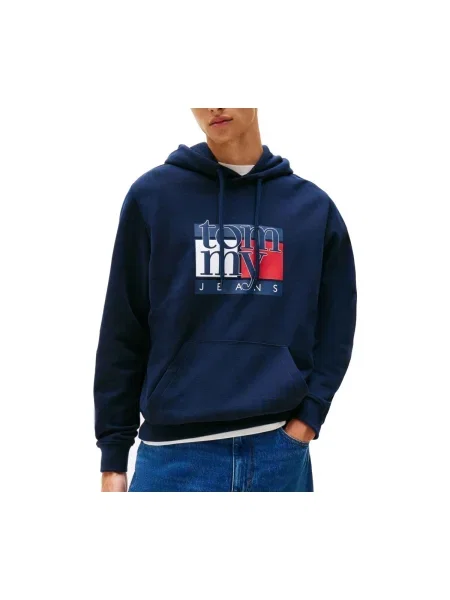 Geacă de blugi Tommy Jeans albastru