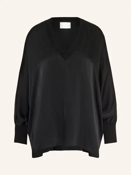 Ivi Collection Halenka Z Hedvábí černá