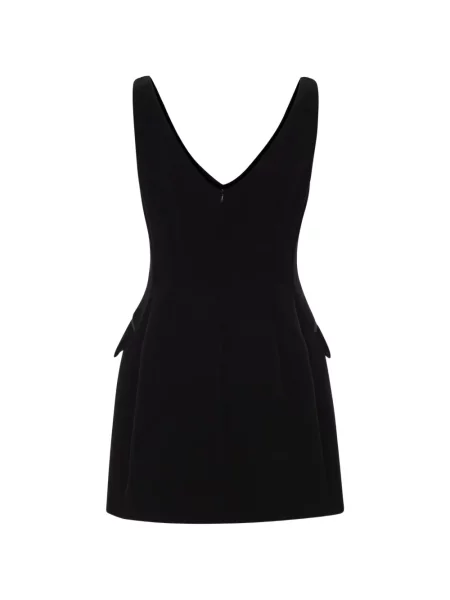 Rochie mini Sportmax cu decolteu în V negru