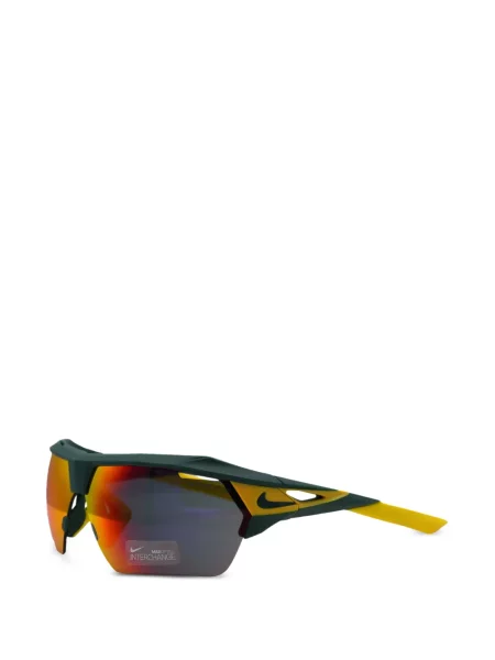 Ochelari de soare Nike cu imprimeu geometric verde