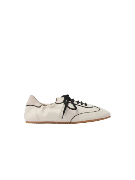 Sneakersy Scarosso skórzane białe