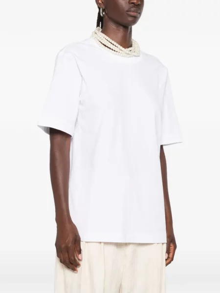 Scurt tricou Ivory Paris alb