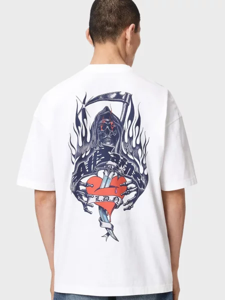 Футболка Allsaints біла