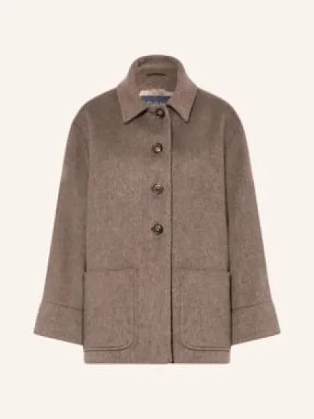 Icons Cinzia Rocca Kurtka Typu Caban beige beżowa