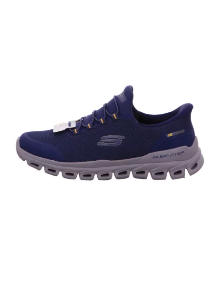 Sneakersy Skechers niebieskie