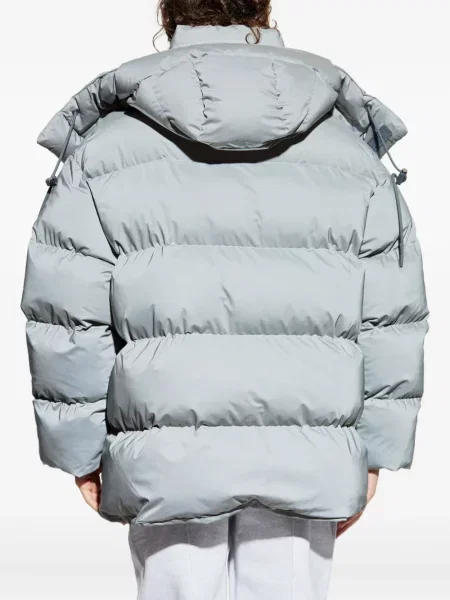 Geacă Lacoste cu glugă gri