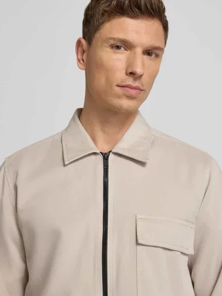 Kurtka koszulowa o kroju regular fit z czystej bawełny model ‘M_LORUM’ Boss Orange