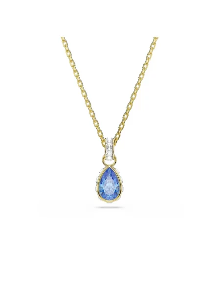 Swarovski naszyjnik pozłacany z cyrkonią CHROMA żółty