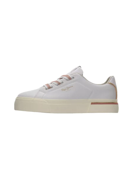 Sneakerși Pepe Jeans alb