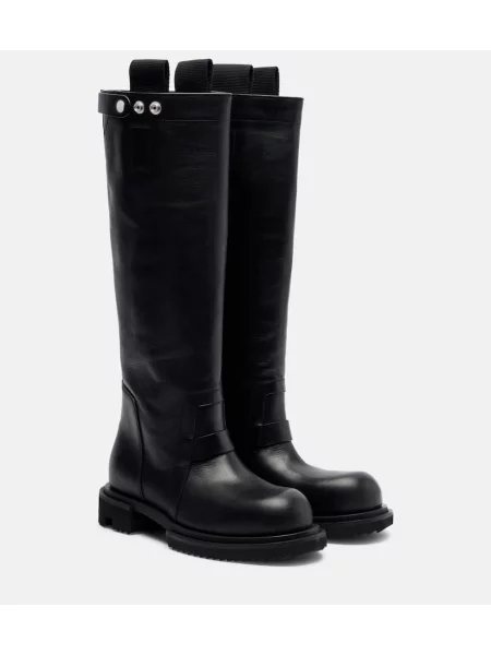 Cizme Rick Owens din piele negru