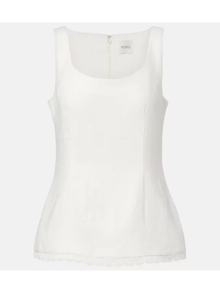 Lenvászon felső Posse fehér