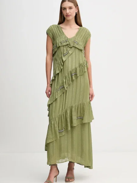 Hoss Intropia rochie mini evazați verde