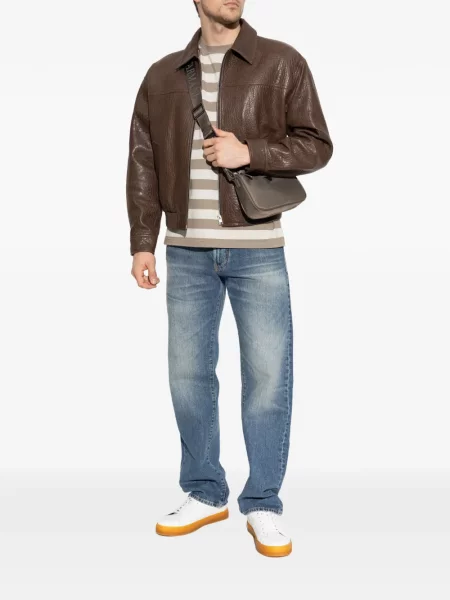 Csíkos póló Emporio Armani autogrammal