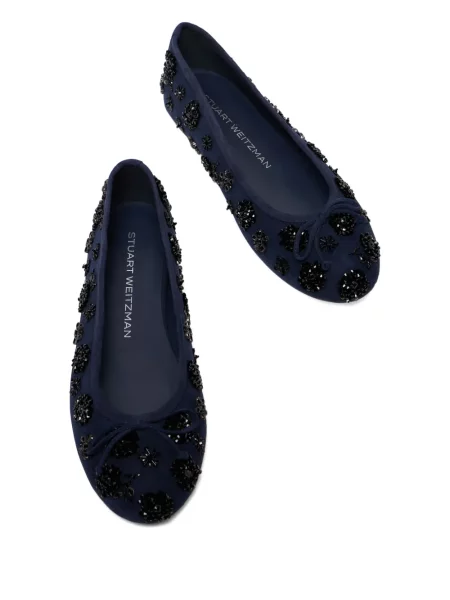 Balerini Stuart Weitzman cu funde albastru