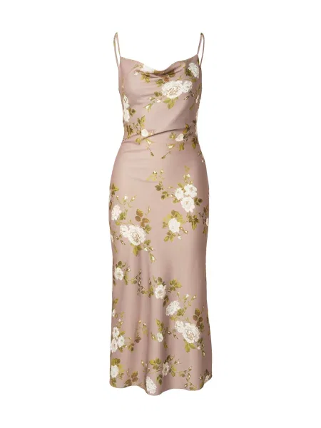 WAL G. Rochie CARA crem / maro deschis / oliv alb