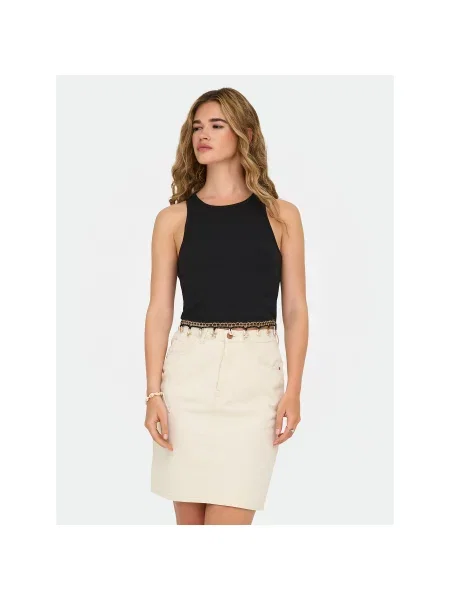 ONLY Топ Shelly Slim Fit чорний