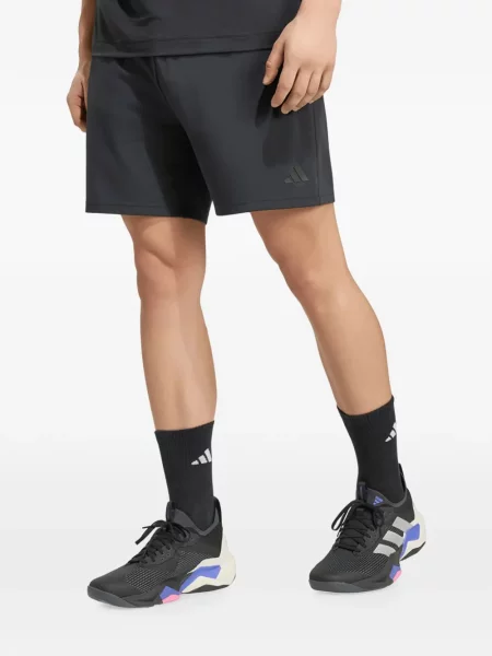 Scurt tricou Adidas alergare cu broderie portocaliu