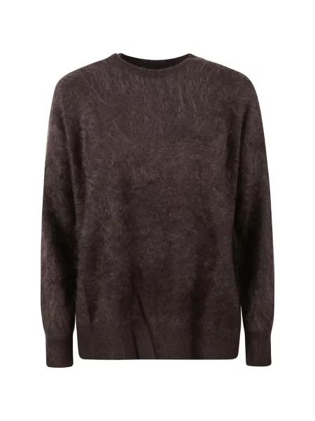 Pulover 's Max Mara cu decolteu rotund maro