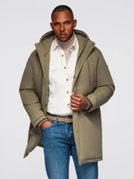 Klasična dugo parka Ombre plava