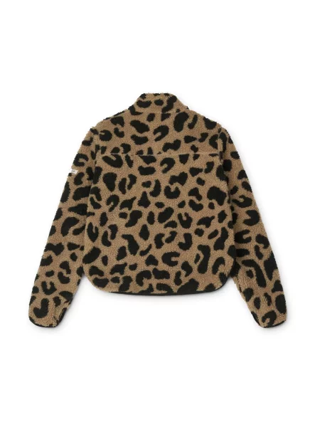 Liewood Jachetă fleece Nelson brocart negru