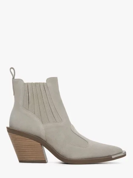 Велюрові Черевики та чоботи Estro сірий