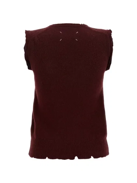 Vestă Maison Margiela zdrențuiți roșu