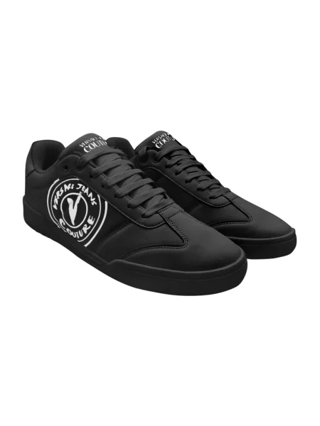 Sneakersy Versace Jeans Couture skórzane czarne