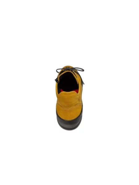 Sneakersy Wolky skórzane żółte