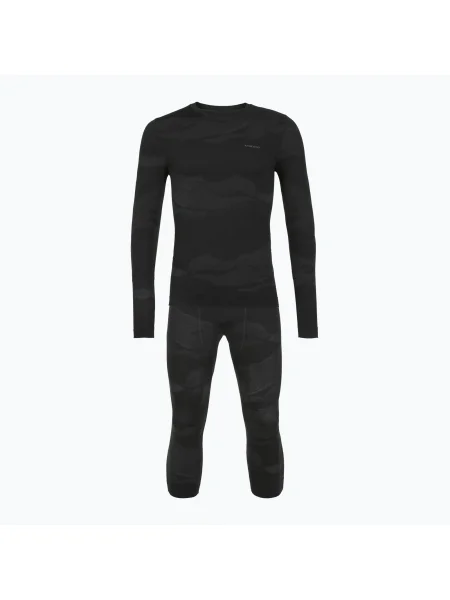 Set de lenjerie termoactivă pentru bărbați Viking Gasher black negru