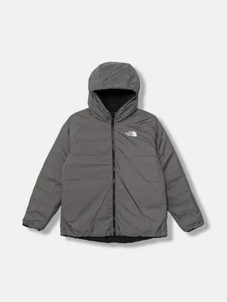 The North Face geacă reversibilă pentru copii G REVERSIBLE PERRITO HOODED JACKET negru