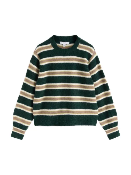 Next Pulover bej / verde alb