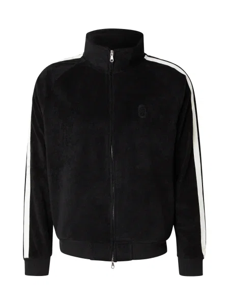 JACK & JONES Prehodna jakna JCOATHLETICO črna bela