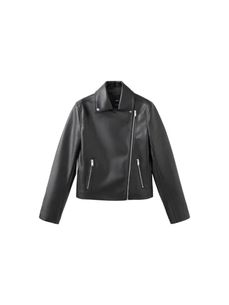 MANGO Geacă de primăvară-toamnă Liz' negru