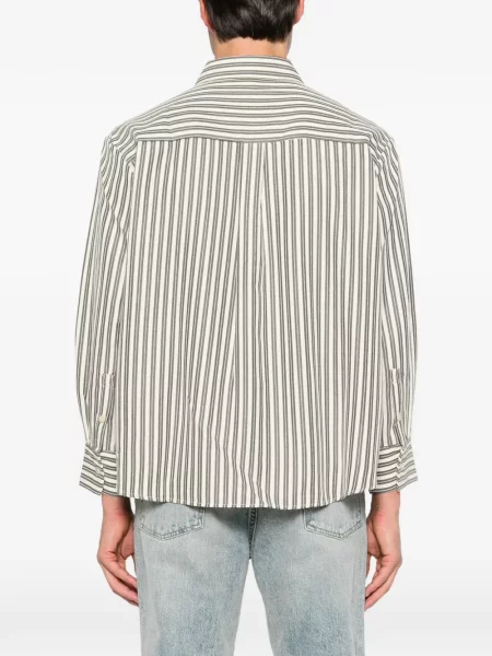 Cămașă Found cu dungi din țesătură twill