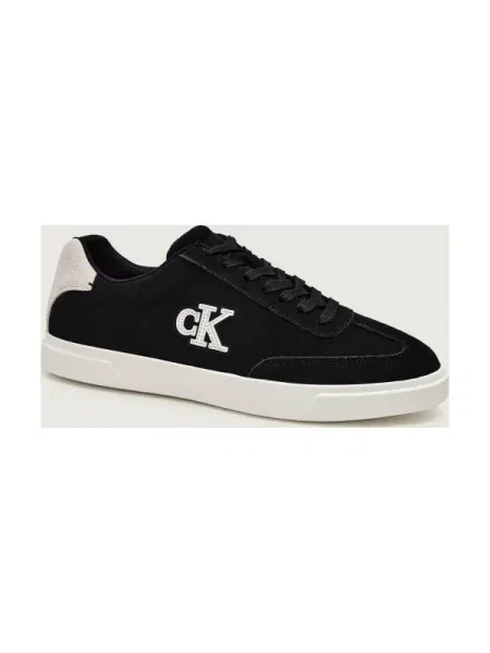 Calvin Klein Sneakers LOW PROF CUPSOLE | piele întoarsă negru