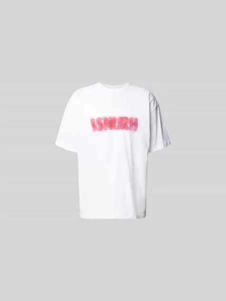T-shirt z czystej bawełny Isnurh biała