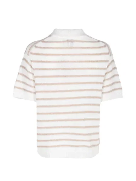 Scurt top Allude alb