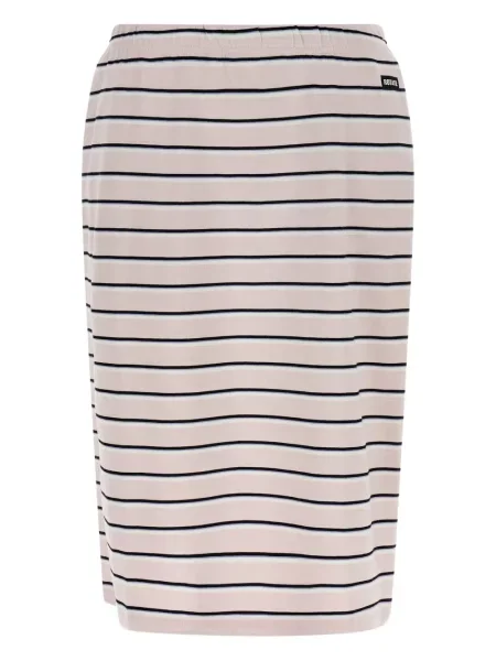 Fustă midi Rotate Birger Christensen până la genunchi roz