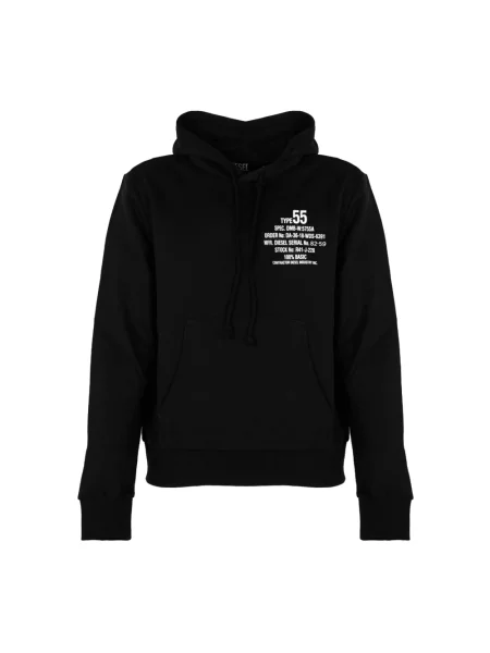 Bluza z kapturem Diesel z kapturem czarna