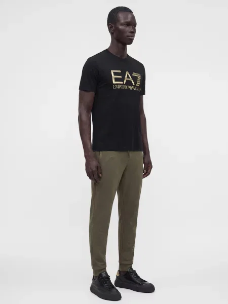 Emporio Armani Tričko zlatá čierna