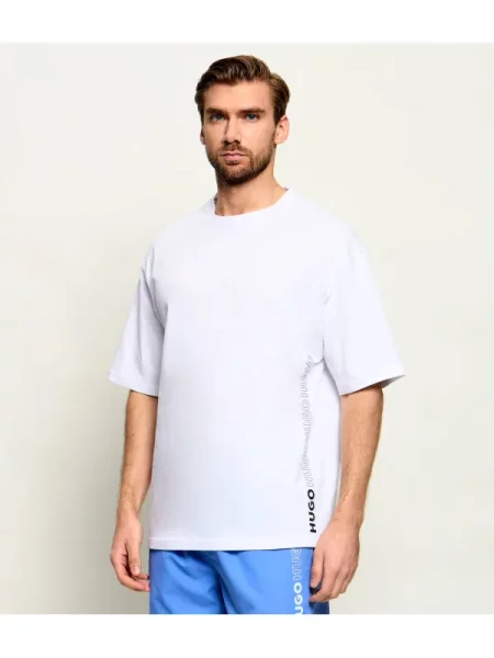 Hugo Bodywear Tricou TIKI | Relaxed fit alb