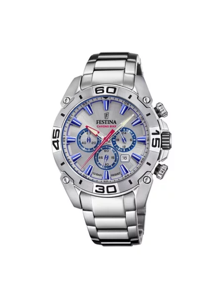 Велоспорт часы Festina серебряные