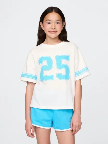 Tricou copii Gap gri
