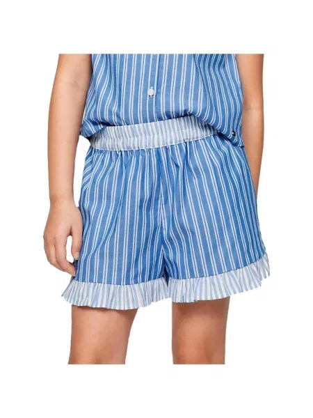 Pantaloni copii Tommy Hilfiger albastru