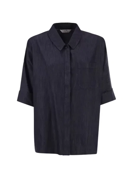 Scurt cămașă de blugi 's Max Mara albastru