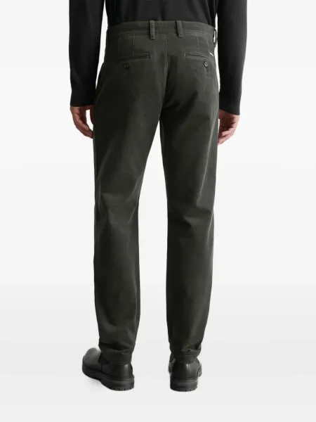 Pantaloni Marc O'polo de catifea cord plisate gri