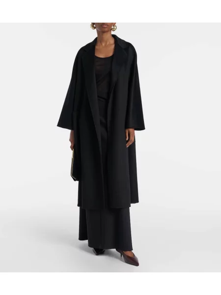 Palton Max Mara din cașmir negru