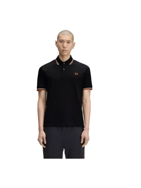 Koszulka polo Fred Perry czarna