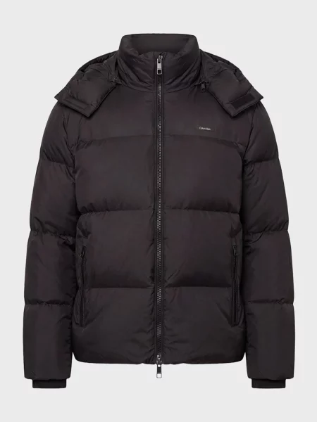 Куртка Calvin Klein з капюшоном чорна