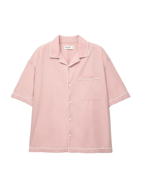 Pull&Bear Košile růžová bílá